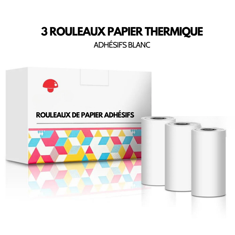 Lot de rouleaux de papier thermique