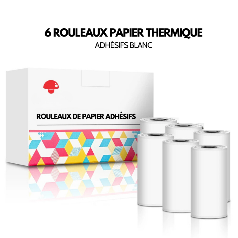 Lot de rouleaux de papier thermique