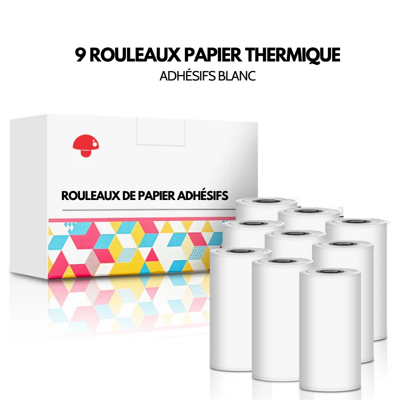 Lot de rouleaux de papier thermique